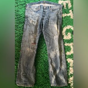 Classic Ralph with print denim